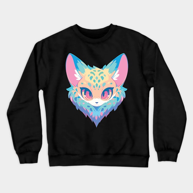 Kawaii Cute Wildcat Series - 025 Crewneck Sweatshirt by Kawaii Kingdom